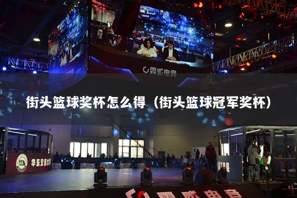 街头篮球奖杯怎么得（街头篮球冠军奖杯）